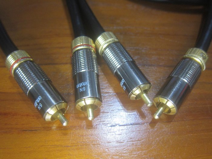 已售出）ortofon 7N+8N Pure Copper Hybrid Twin Core Audio Cable~1.5