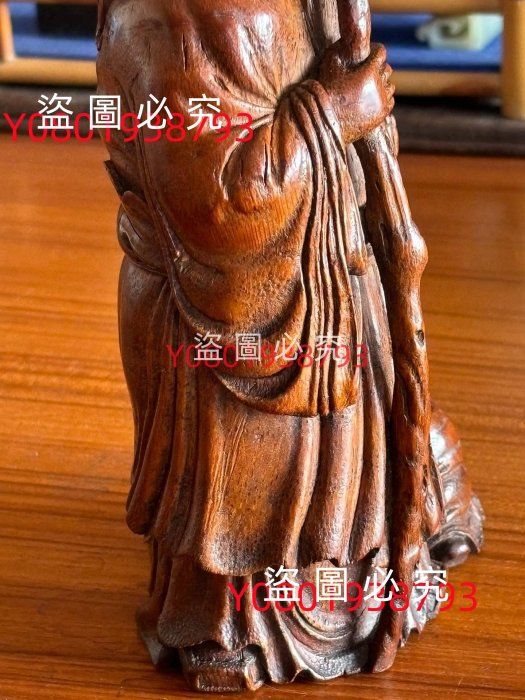 清・竹彫・寿仙翁人物擺件』極細工 古賞物 中国古玩 古