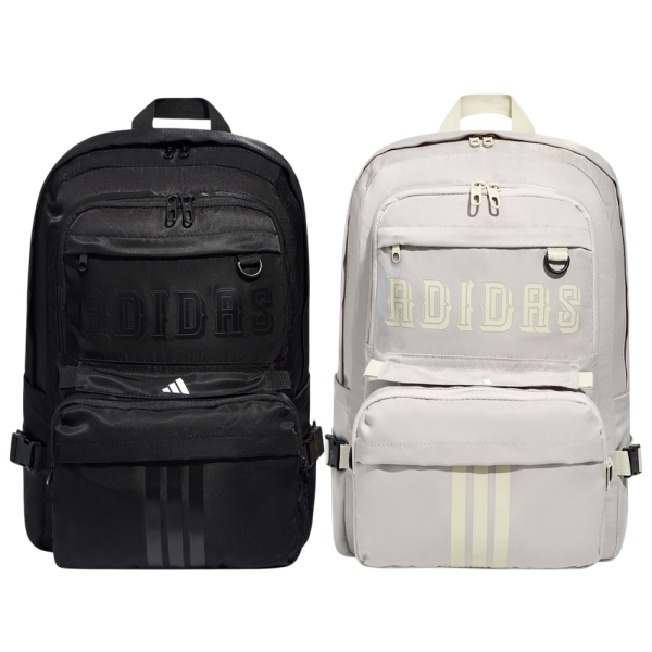 Adidas 二合一後背包 多口袋 筆電隔層 黑/米【運動世界】KY9950/KY9951