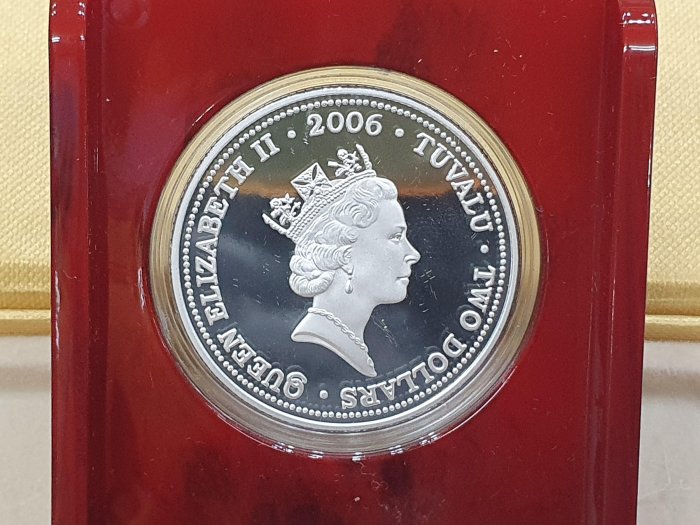 中華民國銀幣 ☆孟宏館☆2006年民國95年丙戊狗年精鑄紀念銀幣年十二生肖銀幣中央造幣