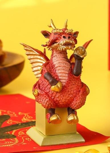 朝隈俊男　寅年限定 金太郎 ＆ 福太郎 研達YENDAR 朝隈俊男龍年招財公仔暴富紅.玩具王國Toyking.鋼彈