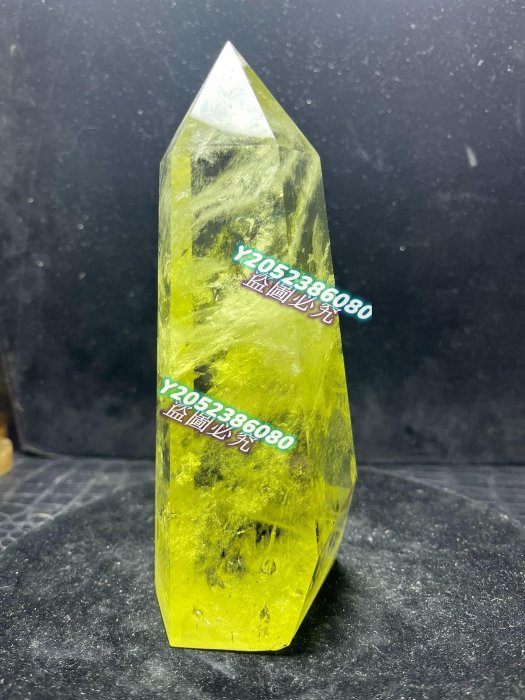 15cm左右天然黃水晶柱，彩虹柱，檸檬黃水晶原石六棱柱，柱子大概尺寸