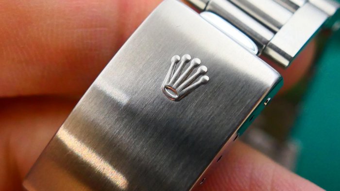 【拍賣會逸品】近新美品！1999年份ROLEX 16264方納石寶石面爬山虎！盒單全自動上鍊機械錶116264 16234 116234參考