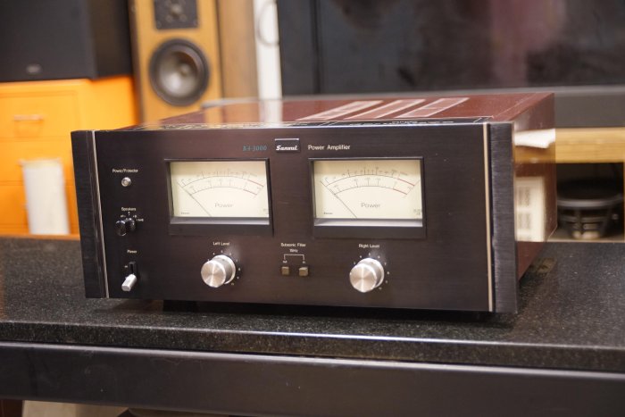 SANSUI BA-3000 頂級旗艦 二聲道後級擴大機