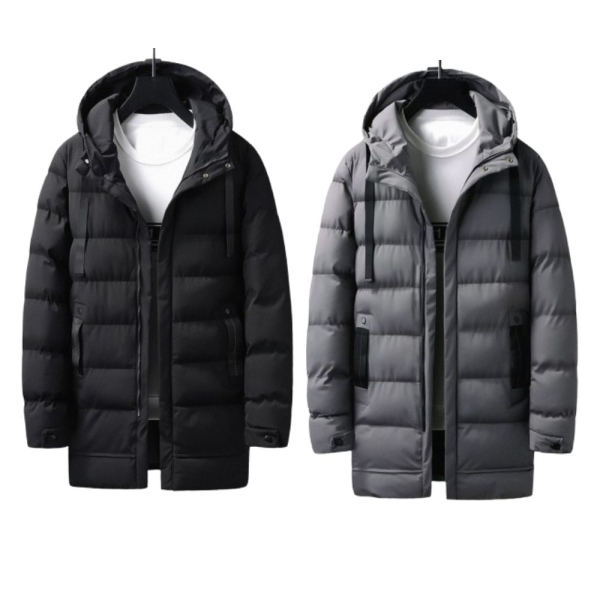 [極雪行者]SW-588防潑水風雪5000mm人造羽絨中空纖維升溫戶外時尚男女/型男防寒中長外套