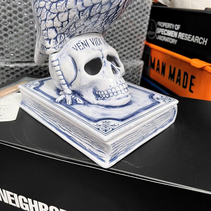 希望商店】NEIGHBORHOOD CROW INCENSE CHAMBER 24AW 烏鴉骷髏線香座