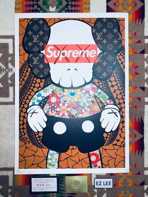 DEATH NYC 版畫KAWS 系列| Yahoo拍賣