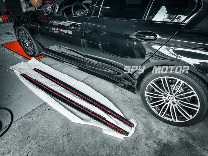 【SPY MOTOR】BMW G30 G31 MP款碳纖維側裙定風翼