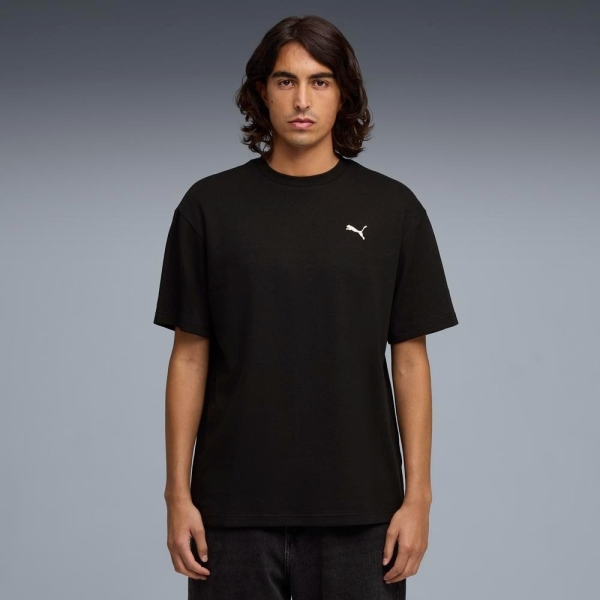 PUMA 短T 基本系列 ESS ELEVATED 黑 寬鬆 短袖 T恤 男 69201801