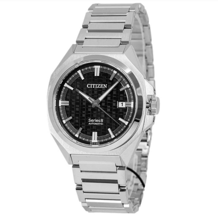 CITIZEN NB6050-51E 星辰錶 40.1mm Series8 機械錶 藍寶石鏡面 銀色不鏽鋼錶帶 男錶女錶