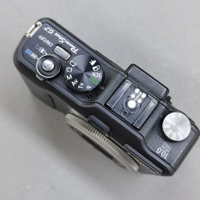 佳能PowerShot G7數碼相機，經典黑款，1000萬像素大底CCD，功能完備未