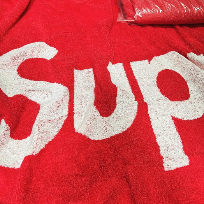 タオル Supreme 2014ss \"Box Logo Beach Towel\" Supreme - Box Logo Beach Towel - ParkSIDER