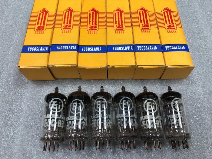 杰士音響】庫存新品真空管Ei Yogoslavia ECC-83，Jadis原配名管，70