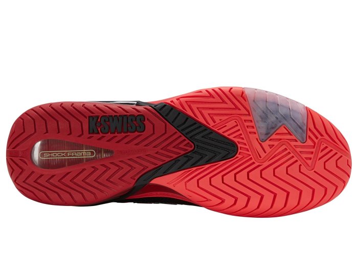 【曼森體育】K-SWISS Ultrashot 4 網球鞋 男鞋 新款 紅黑 全場地