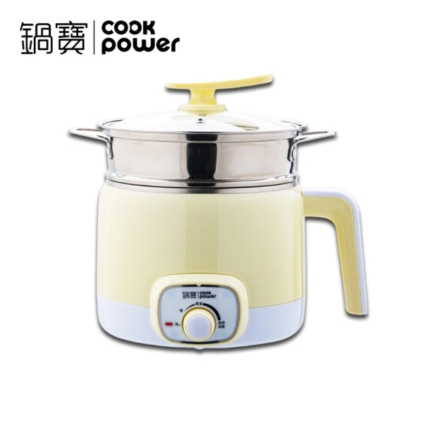 [97]鍋寶COOK POWER 316雙層防燙多功能美食鍋1.7L(奶黃) BF-9311YW
