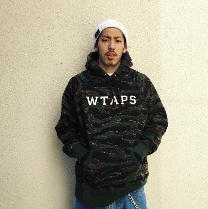 WTAPS 16AW DESIGN HOODED 04 TIGER STRIPE L 黑標水洗虎紋自用美品 