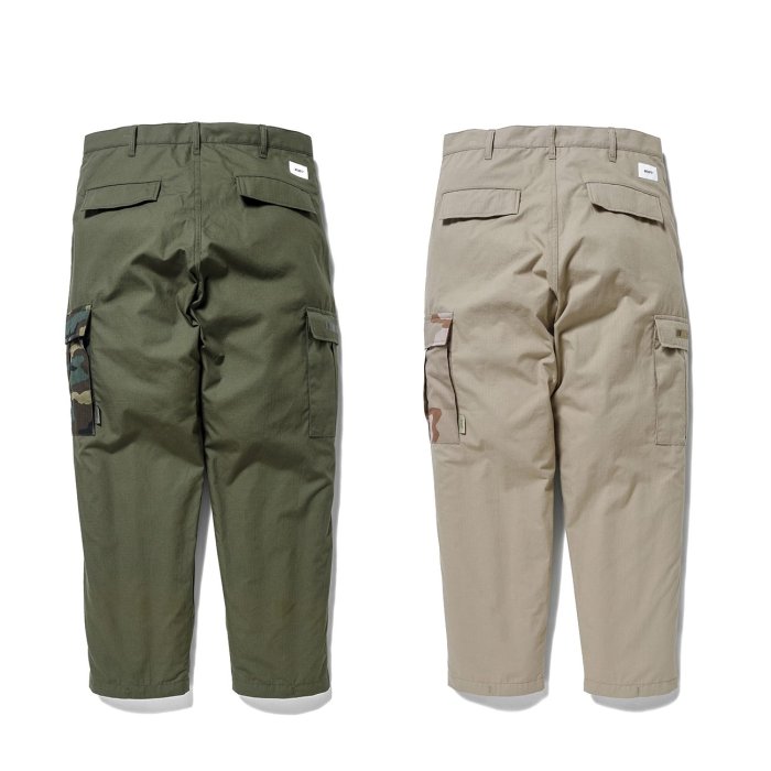 希望商店】WTAPS JUNGLE STOCK/TROUSERS/COTTON 21AW 拼接迷彩