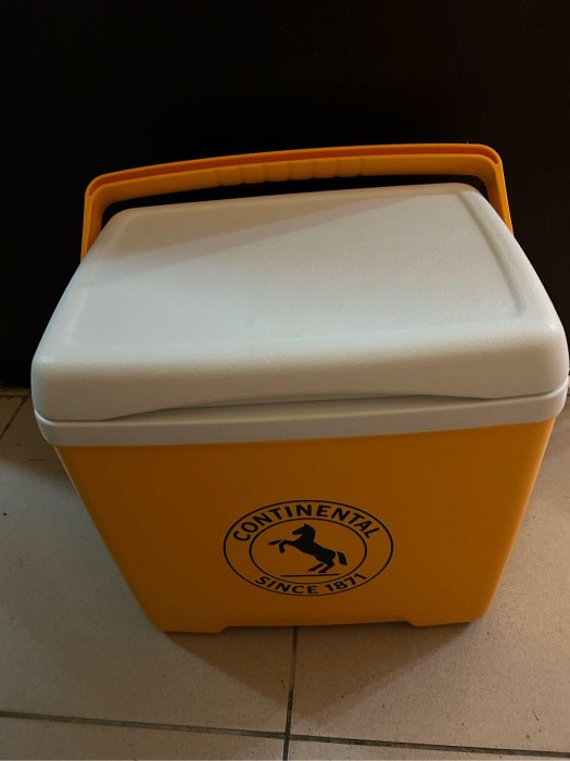 二手露營野餐釣魚用品 continental德國馬牌行動保冰桶#露營#野餐 易開罐 鐵罐 保冰桶 保冷桶 保溫桶 14L台北面交