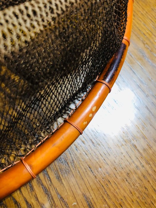 人気セール，定番 玉網　天然木