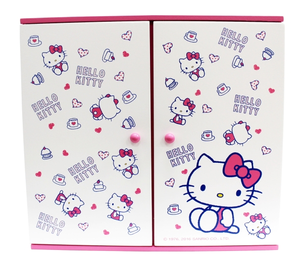 【震撼精品百貨】Hello Kitty 凱蒂貓~HELLO KITTY 多多積木雙拉門收納盒#38148
