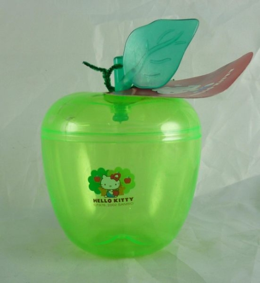 【震撼精品百貨】Hello Kitty 凱蒂貓~頻果置物盒『綠』*66838