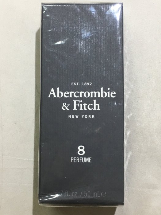 全新Abercrombie & Fitch 中性男用女用8 號香水50ml(A&F) 絕版品
