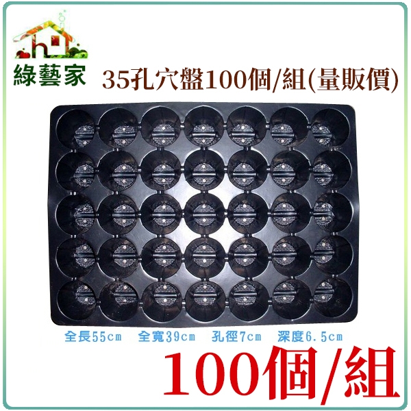 【綠藝家】35孔穴盤100個/組(量販價)