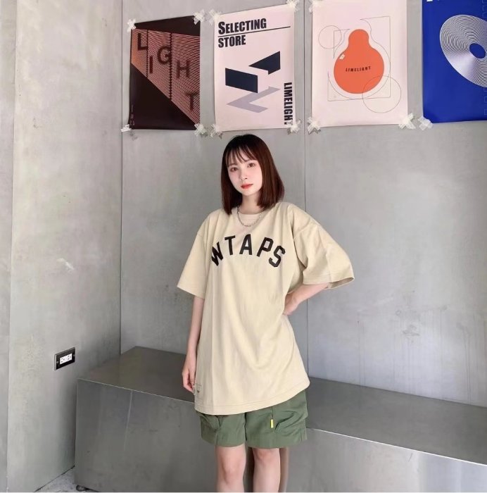 希望商店】WTAPS LOCKER SS COTTON 22SS 非目錄款弧形字體短袖T恤