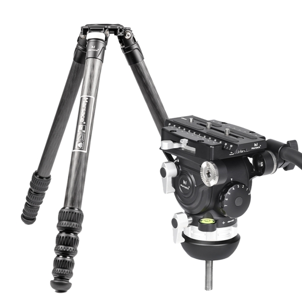 Marsace MT-3542SV＋SV-35R PRO 獵隼攝錄影腳架油壓雲台套組 碗座版 限量迷彩包