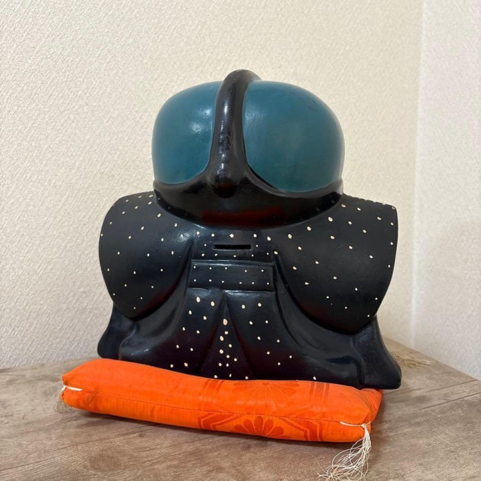 時代福助人形縁起手繪招福置物珍品〈檢招き貓こけし七福神常滑燒