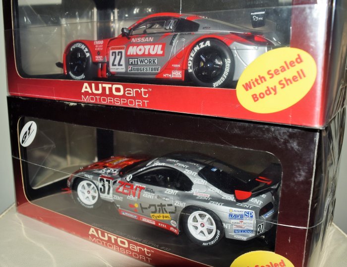 絕版倉庫}1:18 NISSAN 350Z 超級工廠賽車JGTC MOTUL PITWORK Z 22號