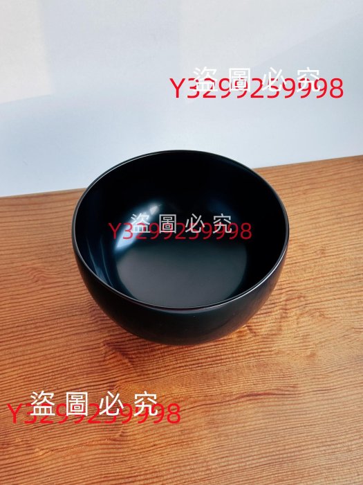 日本漆器作家｜山本英明面碗溜塗越前漆器木胎大漆産地：日本尺寸古董