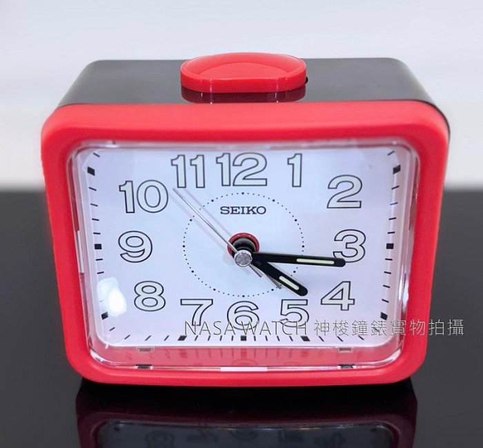 SEIKO ALARM CLOCK 精工樂高積木夜光鈴鐺聲滑動式秒針靜音鬧鐘5款型號