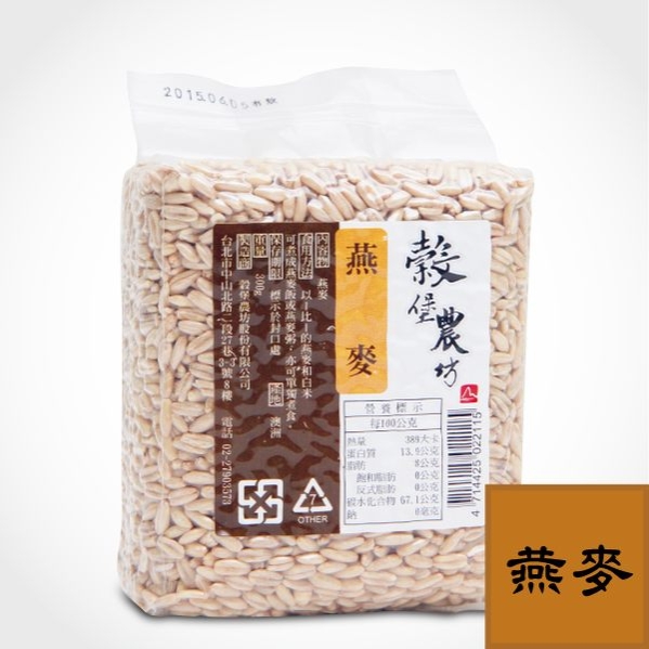 穀堡農坊-燕麥300g