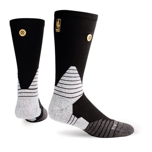 現貨 NBA Stance 559 Solid Crew 球員版 黑金 冠軍戰 黑色中筒襪 Nike KOBE LEBRON JORDAN elite