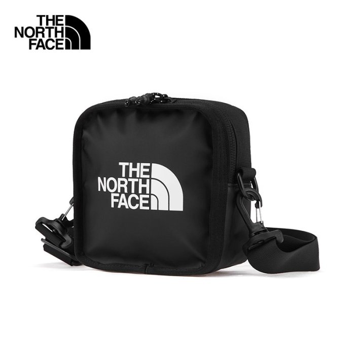 -滿3000免運-[雙和專賣店]The North Face 【經典ICON】輕巧方形單肩揹包/3VWS/黑