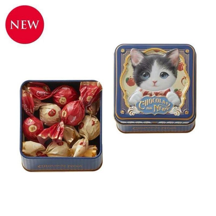＊日式雜貨館＊日本情人節 期間限定 Morozoff摩洛索夫聯名貓咪造型巧克力禮盒組 5入 6入17入 貓星人造型鐵盒 限量款