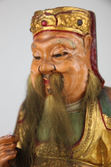 10119-回饋社會-特價品-財神土伯-土地公(老木雕-原色)隨緣老神像--宗教收藏品(郵寄免運費~建議預約自取確認) | Yahoo拍賣