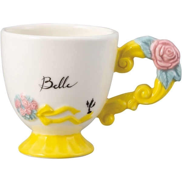 【震撼精品百貨】美女與野獸貝兒 Belle~迪士尼 DISNEY 貝兒公主浮雕造型陶瓷馬克杯330ML*26364