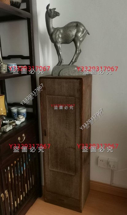 日本實木三味線防潮箱 收納箱，年代物，古色古香，箱內可存放2把三味線，箱高115厘米，寬35厘米，厚  舊藏 古玩 木器  二手【俗人堂】-413