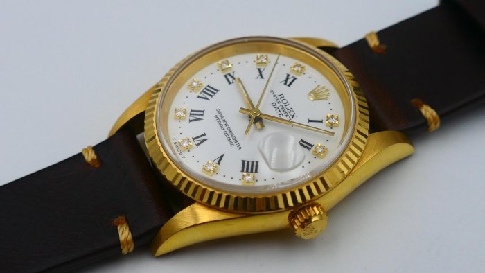 【美好時光】個人收藏釋出!ROLEX勞力士15238印刷羅馬十鑽面超美品! ( 16018 16238 18238參考)