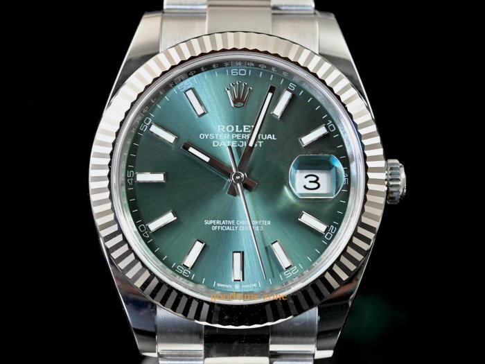 [現貨]ROLEX 勞力士 126334 Datejust 全新全膜25/04現貨 Mint 薄荷綠面 41mm LRK973 126234 126300