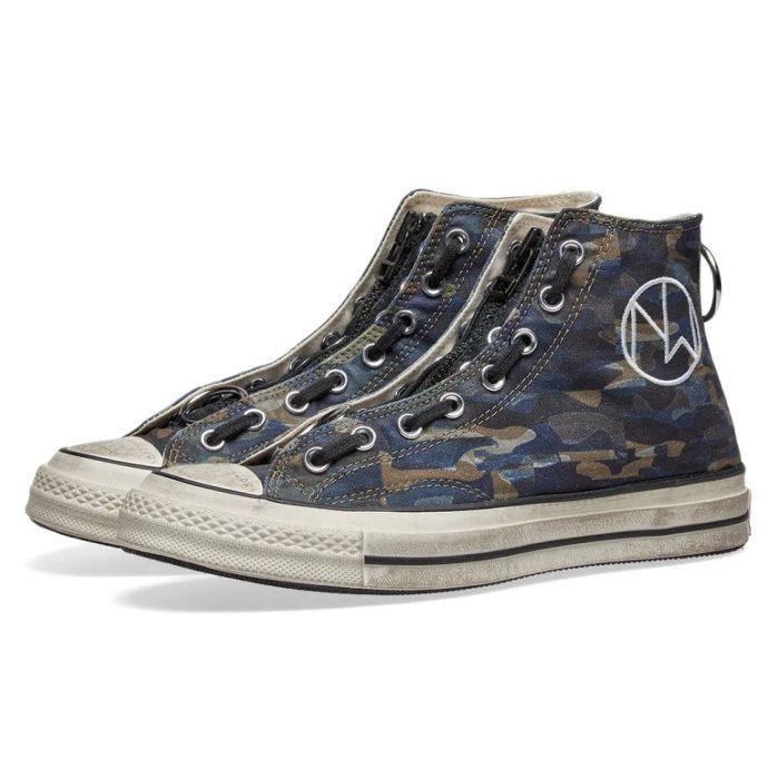 CONVERSE CT70 Undercover US9.5 28cm 迷彩 Converse x Undercover Chuck 70 Hi Camo Zipper Sz 4.5-6