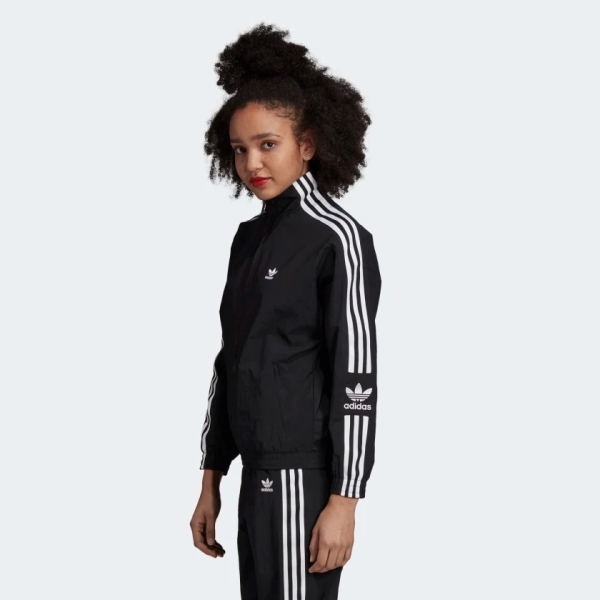 ADIDAS Track Jacket 女裝外套立領休閒慢跑拉鍊口袋楊冪穿搭基本款舒適