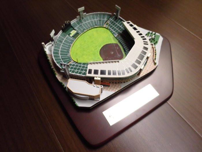 圓圓小舖}全新日本帶回阪神甲子園球場模型超擬真1:1500 阪神虎林威助