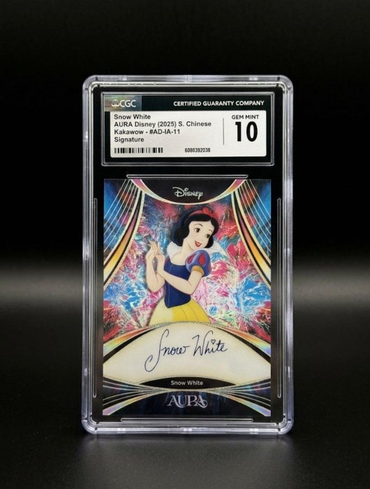 白雪公主簽名卡 2025 Aura Disney Snow White Auto 限量100張 CGC10