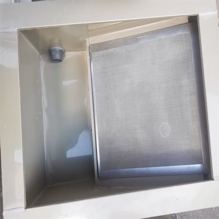 現貨熱銷-PP塑料大型過濾槽加厚靜音魚缸箱錦鯉池魚池過濾器排污定制