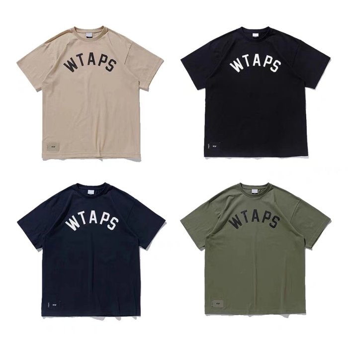 希望商店】WTAPS LOCKER SS COTTON 22SS 非目錄款弧形字體短袖T恤