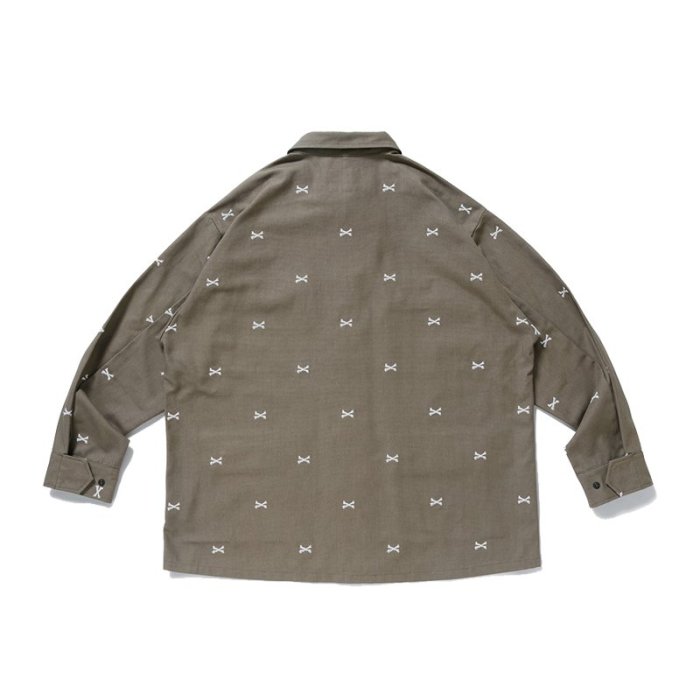 希望商店】WTAPS JUNGLE 01 LS COTTON 22SS 刺繡骨頭四袋軍衫| Yahoo拍賣
