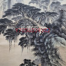 LT508 黎雄才纸本山水立轴画心尺寸67.5x136公分古玩書畫字畫【本分賣